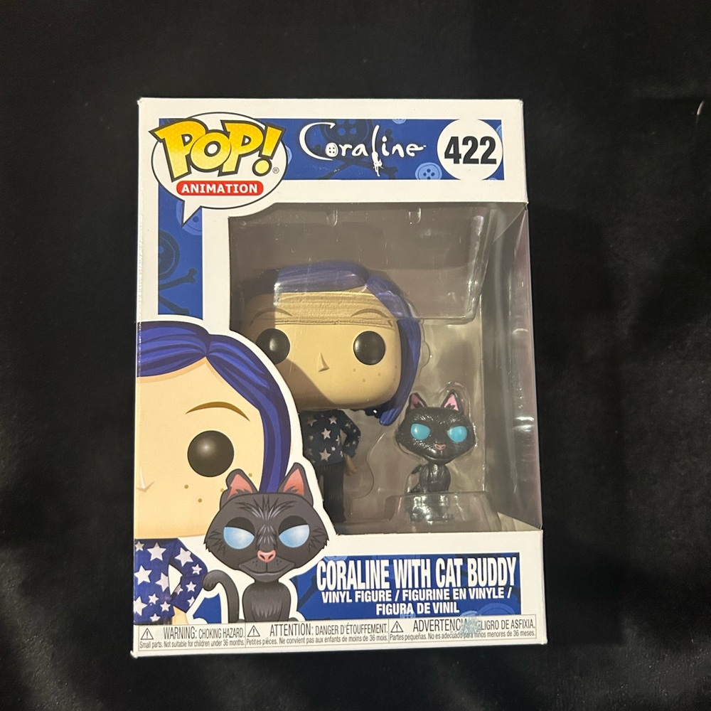 coraline with cat buddy funko pop collectors 422